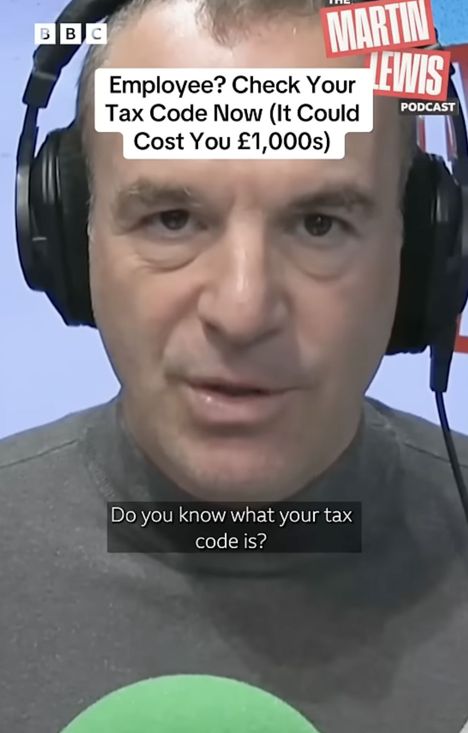 Watch 'Employees - check your tax code' video.