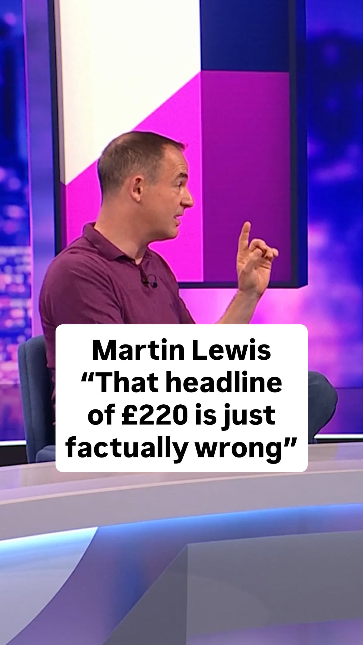 Watch 'Martin says the Energy Price Cap is misreported' video.