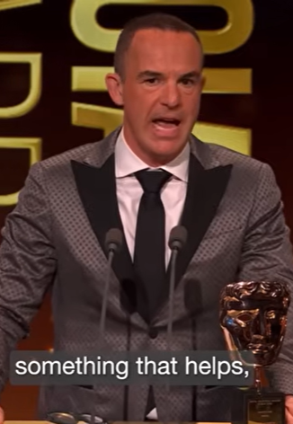 Watch 'Martin Lewis accepts the 2026 BAFTA Television Special Award' video.